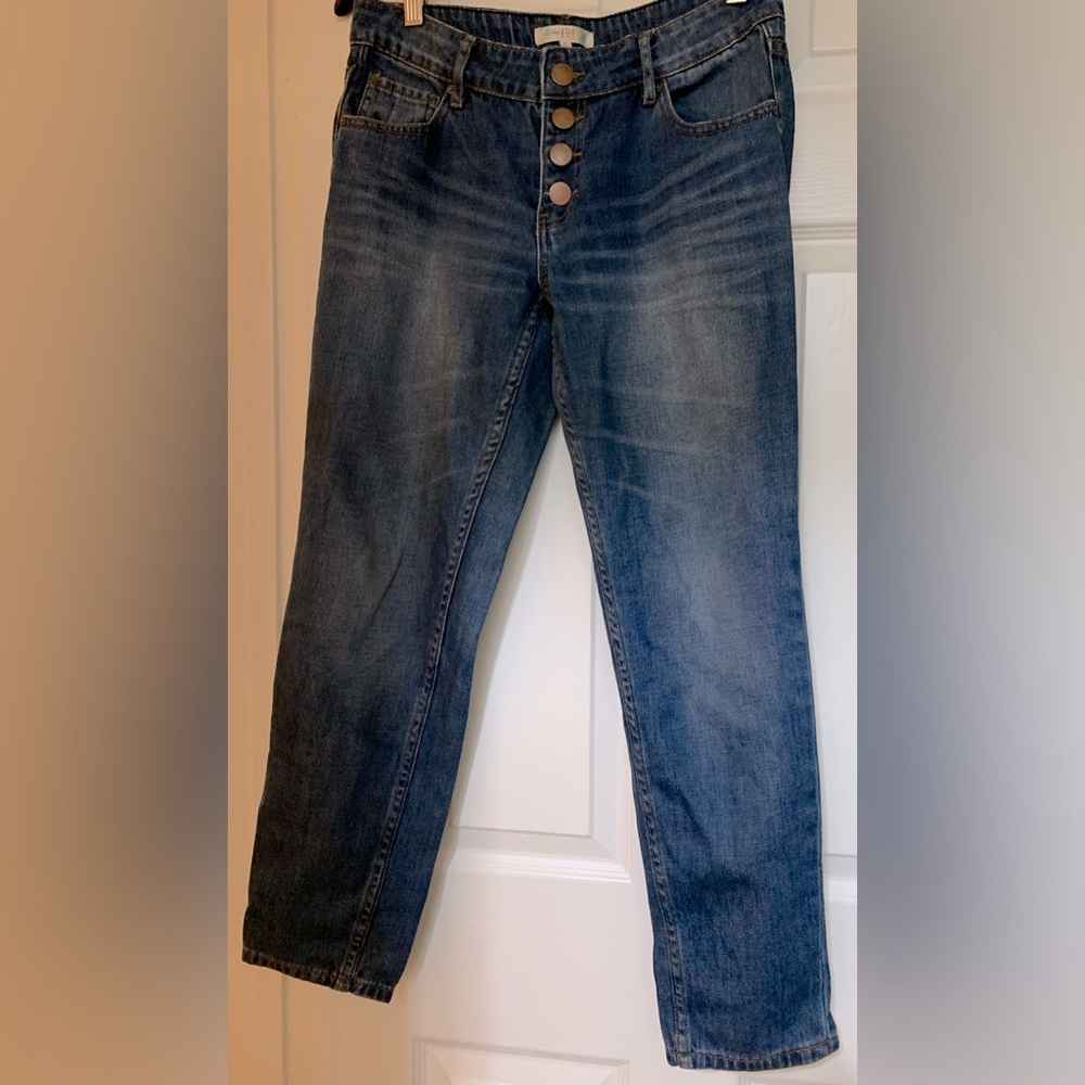 size 26 Love, Fire button fly boyfriend jeans